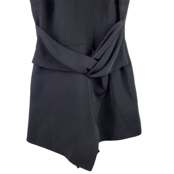 Keepsake Women's Faux Wrap Black Romper Sz Sm - Picture 5 of 8